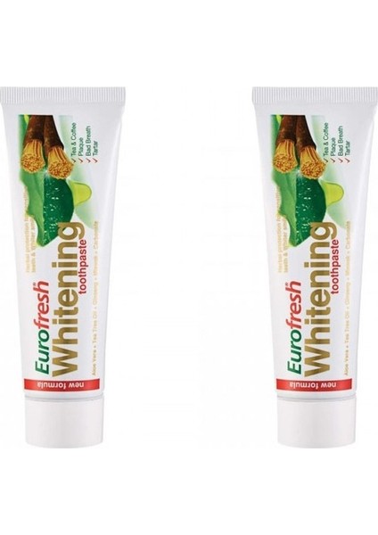 Eurofresh Misvaklı Diş Macunu 112 gr x 2
