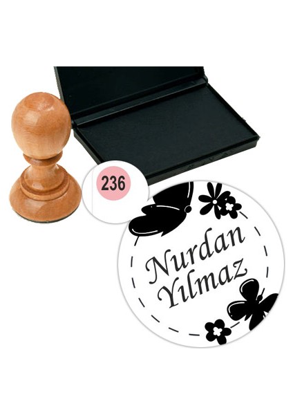 Kişiye Özel Kitap Damgası Kitap Mührü Kaşe Kitap Mühür Özel Damga 236