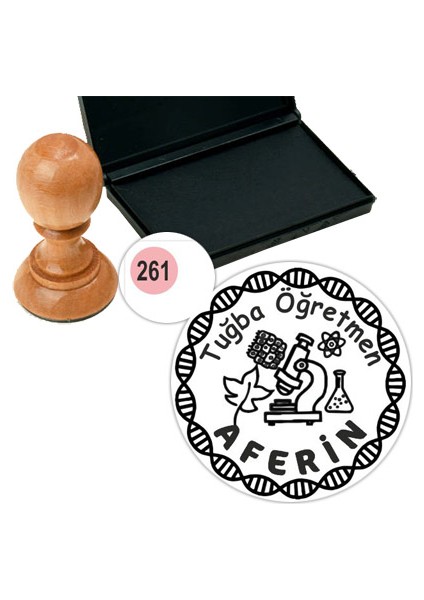 Kişiye Özel Kitap Damgası Kitap Mührü Kaşe Kitap Mühür Özel Damga 261