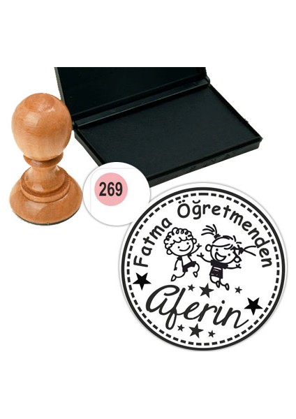 Kişiye Özel Kitap Damgası Kitap Mührü Kaşe Kitap Mühür Özel Damga 269