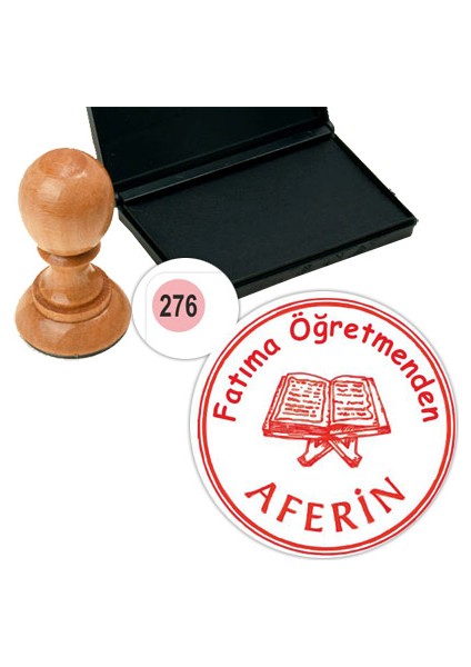 Kişiye Özel Kitap Damgası Kitap Mührü Kaşe Kitap Mühür Özel Damga 276
