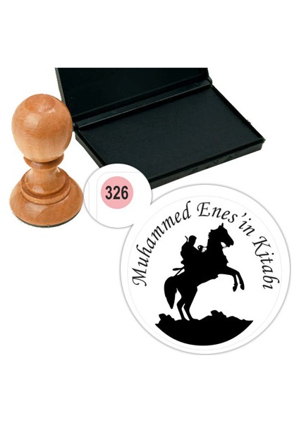 Kişiye Özel Kitap Damgası Kitap Mührü Kaşe Kitap Mühür Özel Damga 326