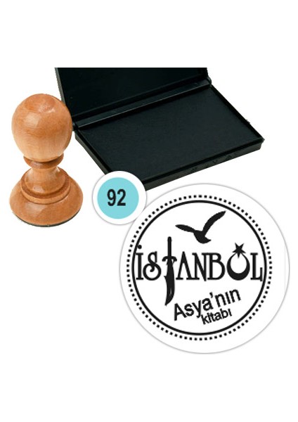 Kişiye Özel Kitap Damgası Kitap Mührü Kaşe Kitap Mühür Özel Damga 92