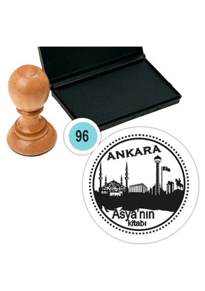 Kişiye Özel Kitap Damgası Kitap Mührü Kaşe Kitap Mühür Özel Damga 96