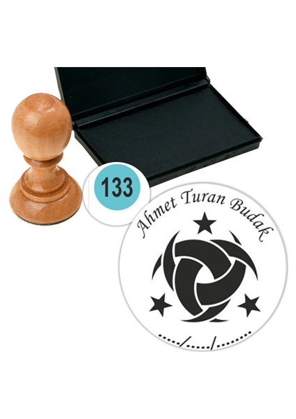 Kişiye Özel Kitap Damgası Kitap Mührü Kaşe Kitap Mühür Özel Damga 133
