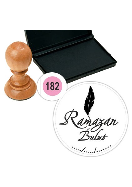 Kişiye Özel Kitap Damgası Kitap Mührü Kaşe Kitap Mühür Özel Damga 182