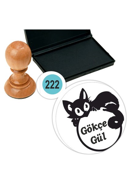 Kişiye Özel Kitap Damgası Kitap Mührü Kaşe Kitap Mühür Özel Damga 222