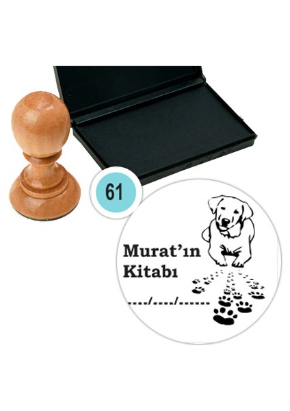 Kişiye Özel Kitap Damgası Kitap Mührü Kaşe Kitap Mühür Özel Damga 61