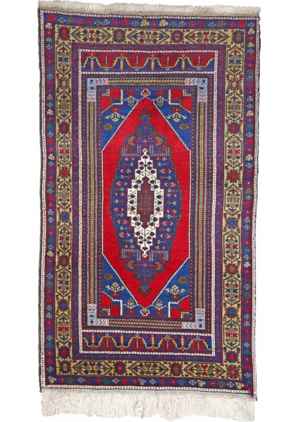 Kayseri Özel Yahyalı El Dokuma Yün Halı 112 x 204 cm