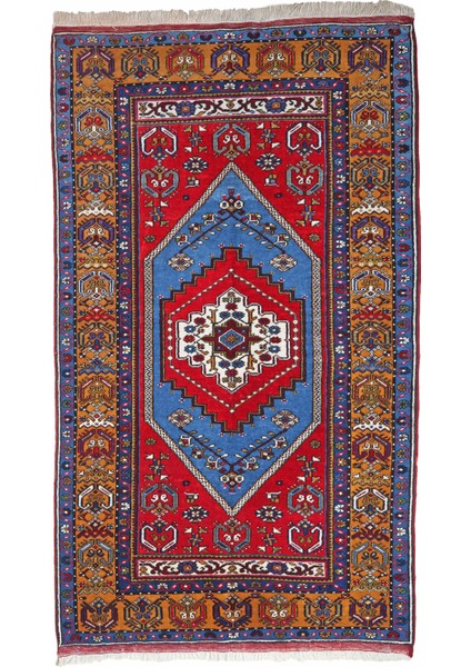 Kayseri Yahyalı Çavuşlu Yün El Dokuma Halı 114 x 196 cm