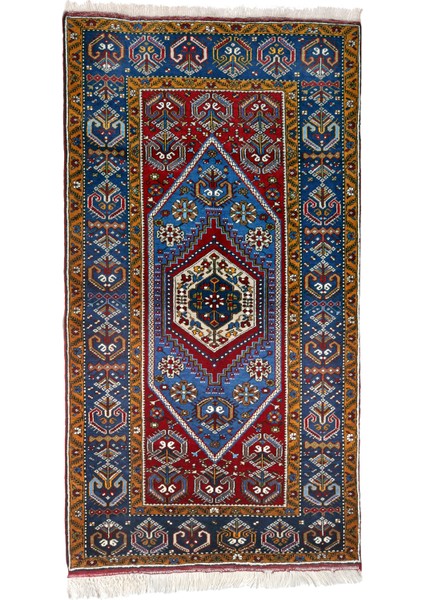 Yahyalı El Dokuma Yün Halı 117 x 215 cm