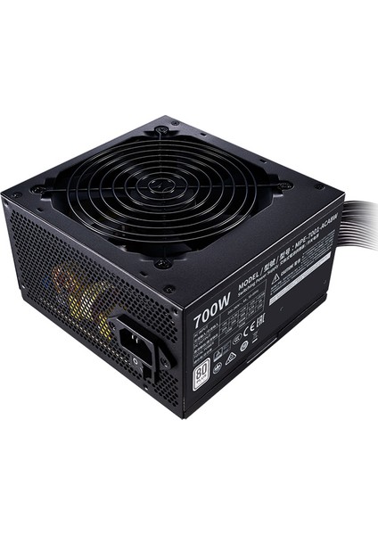 Cooler Master MWE 700W 80+ 2xEPS, Aktif PFC, 120mm Fanlı PSU (MPE-7001-ACABW-EU)