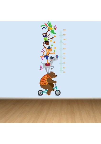 Kt Decoration Sihirbaz Hayvanlar Boy Ölçer Çocuk Gelişim Tablosu