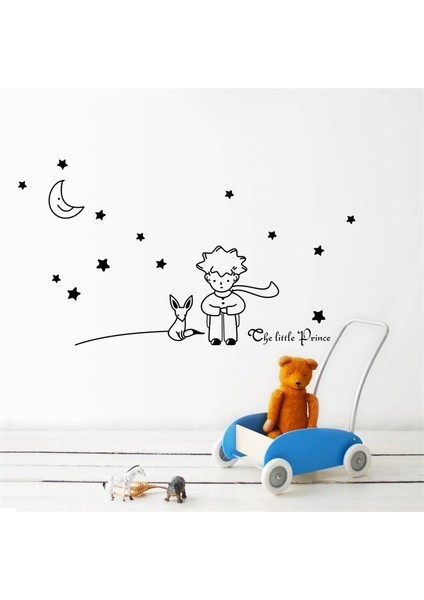 Kt Decoration Popüler Kitap Peri Masalı Küçük Prens Fox ile Ev Dekoru