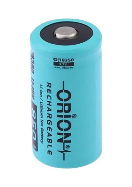 18350 3.7V 850MAH Şarjlı Li-Ion Pil