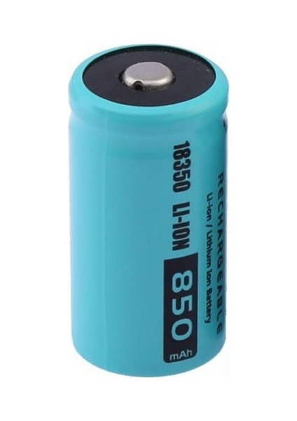 18350 3.7V 850MAH Şarjlı Li-Ion Pil