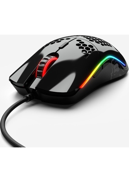 Model O Mouse Kablolu Parlak Siyah RGB Oyuncu Mouse GO-Gblack