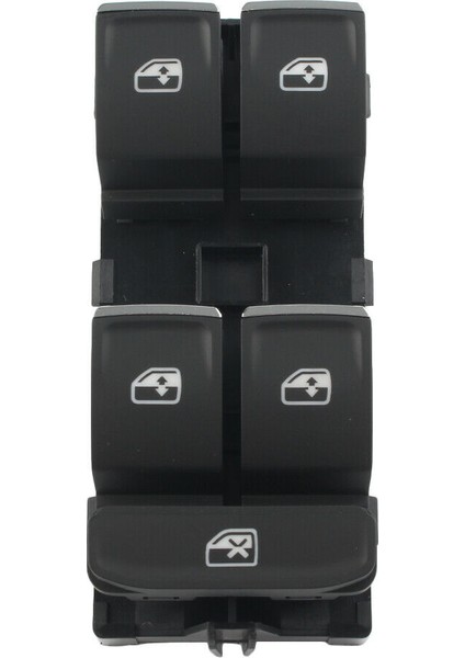 Volkswagen Touran 2016 Sonrası Cam Açma Düğmesi 5G0959857B Krom