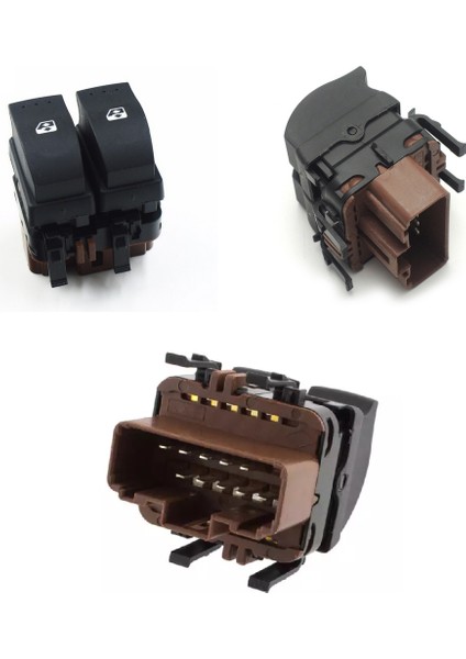 Renault Laguna 2 Cam Açma Düğmesi Tekli 8200315040 10 Pin modelleri