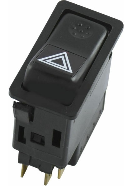 Ford Cargo Tır Dörtlü Flaşör Düğmesi 4C46-13A350-Aa