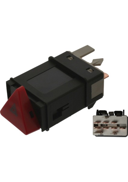 Volkswagen Lupo 1998-2005 Dörtlü Flaşör Düğmesi