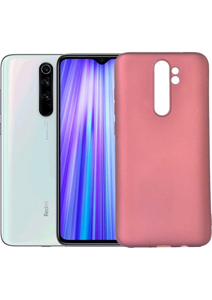 Xiaomi Redmi Note 8 Pro Kılıf Klasik Mat Renkli Yumuşak Premier Silikon Koyu Mor