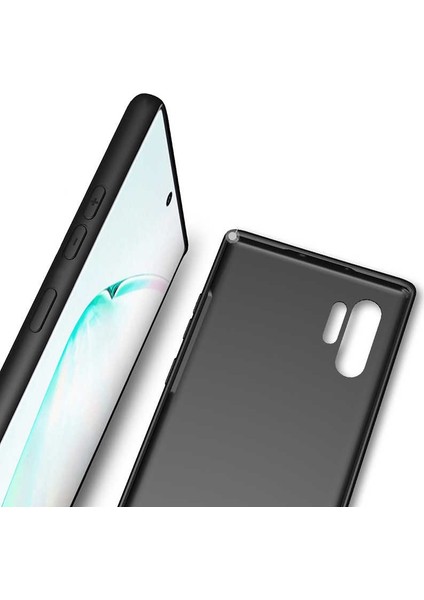 Case 4U Samsung Galaxy Note 10 Plus Kılıf Ultra Korumalı Lux Line Silikon Arka Kapak Koyu Pembe