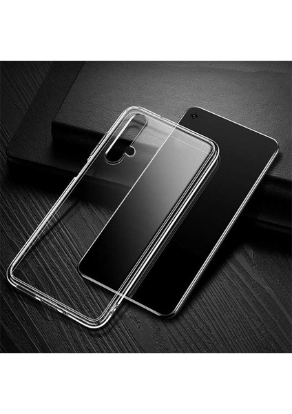 Huawei Honor 20 Kılıf Süper Silikon Arka Kapak Şeffaf