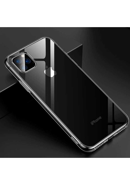 Apple iPhone 11 Pro Max Kılıf Ultra İnce Silikon Arka Kapak İmax Şeffaf