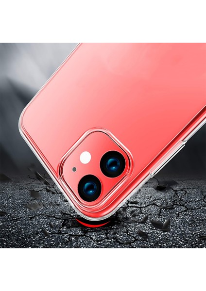 Case 4U Apple iPhone 11 Kılıf Ultra İnce Silikon Arka Kapak İmax Şeffaf