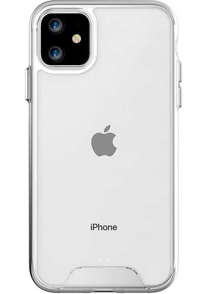 Apple iPhone 11 Kılıf Gard Ultra Sert Silikon Arka Kapak Şeffaf
