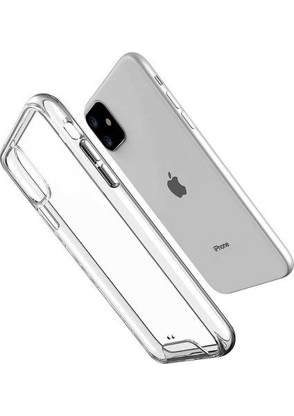 Apple iPhone 11 Kılıf Gard Ultra Sert Silikon Arka Kapak Şeffaf