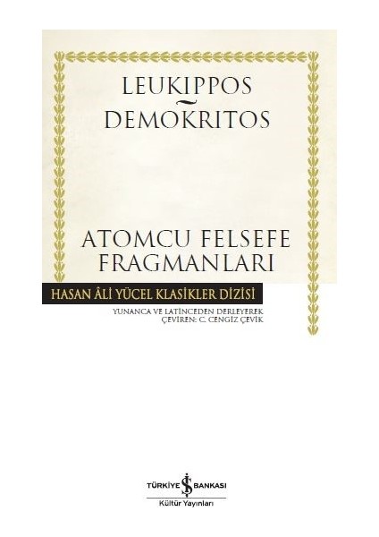 Atomcu Felsefe Fragmanları - Leukippos - Demokritos