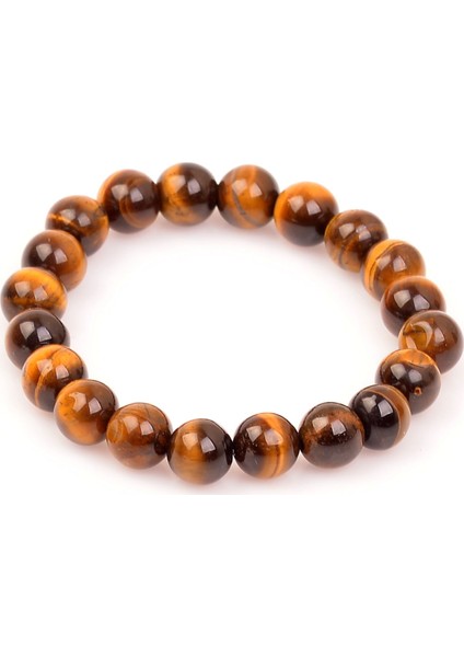 Kaplan Gözü Taşı Bileklik ( 10 Mm )