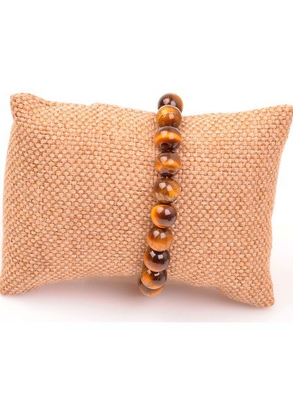 Kaplan Gözü Taşı Bileklik ( 10 Mm ) fiyatları