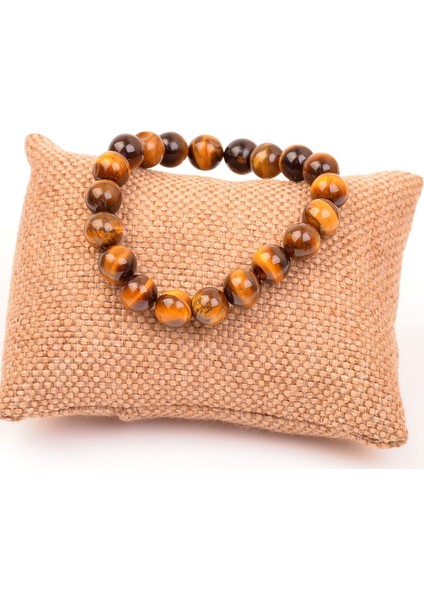 Kaplan Gözü Taşı Bileklik ( 10 Mm ) modelleri