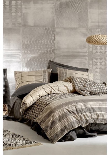 Toprak Ranforce Tek Kişilik Nevresim Takımı - Rina