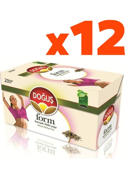 Karışık Bitki Çayı 40 gr 12'li Set