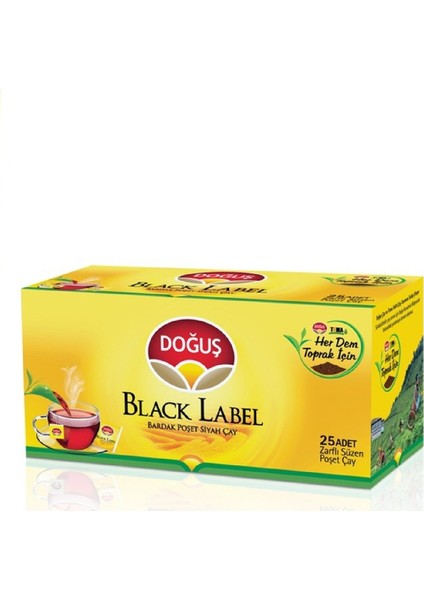 Black Label Poşet Çay 25li 12'li Set