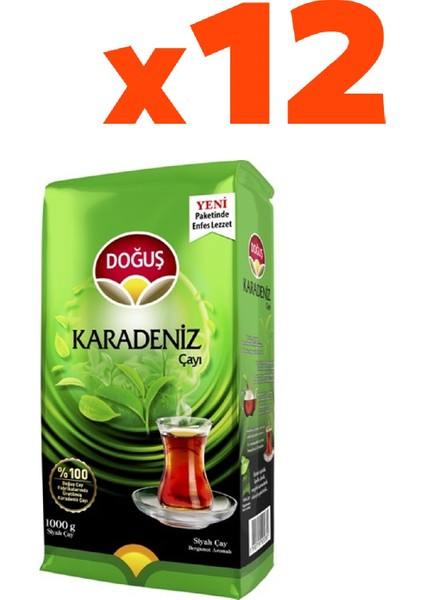 Karadeniz 1000 gr 12'li Set