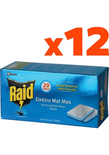 Elektromat Tablet 20'li 12'li Set