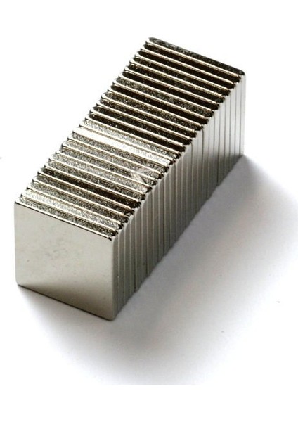 Dikdörtgen Neodyum Mıknatıs Blok 10x10x1 mm (8 Adet)