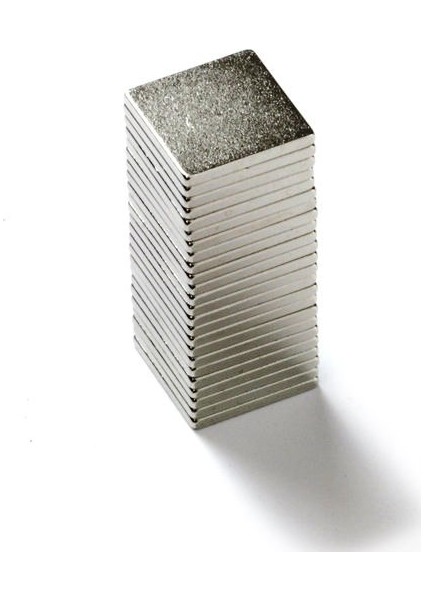 Dikdörtgen Neodyum Mıknatıs Blok 10x10x1 mm (8 Adet)