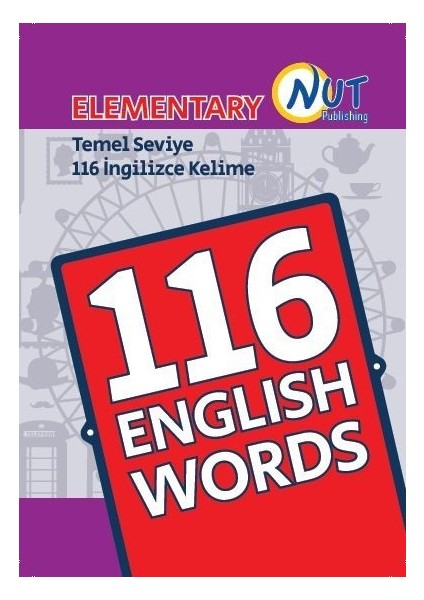 Nut Publishing Elementary 116 English Words Kartları