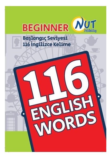 Nut Publishing Beginner 116 English Words Kartları