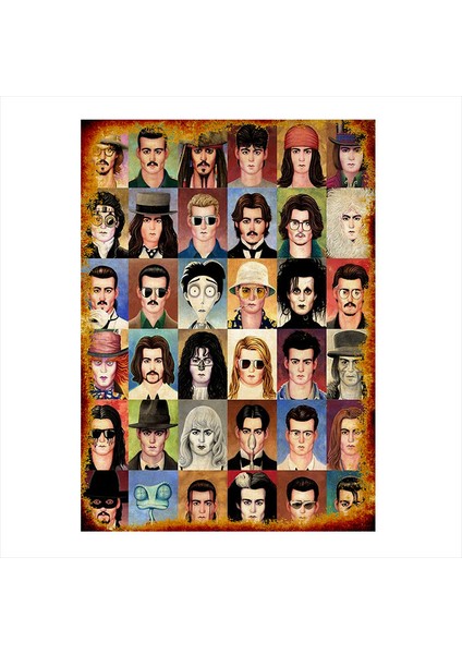Ahşap Tablo Johnny Depp