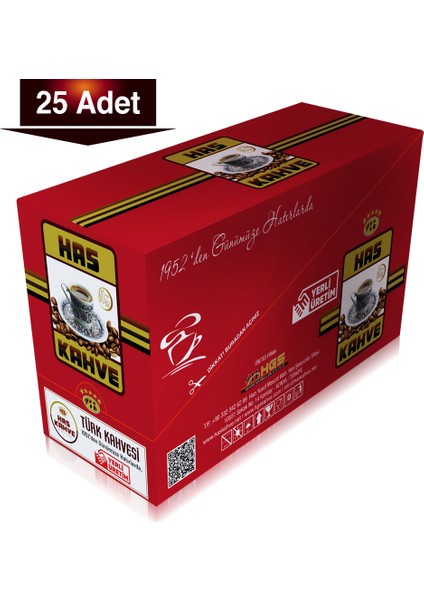 Türk Kahvesi 25'li 100 gr