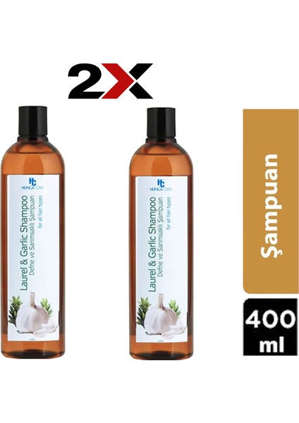 Sarımsaklı Şampuan 2'li Set 400 ml