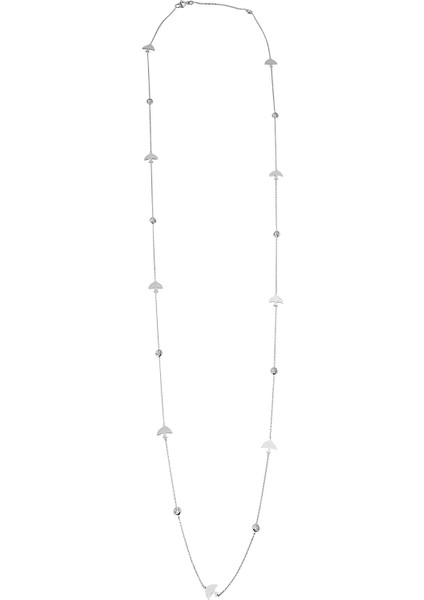 Zirkon Taşlı Gümüş Uzun Kırlangıç Kolye fırsatları