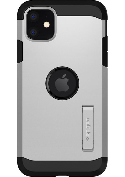 Apple iPhone 11 Kılıf Tough Armor Satin Silver - 076CS27191